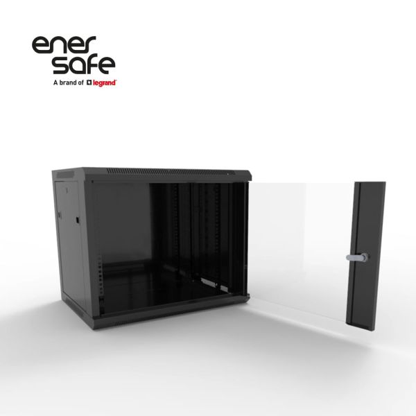 GABM6U60X45 Enersafe Rack / Gabinete Mural 6U y 9U 60x45 y 60x60 2 Ventiladores/1 Bandeja by Legrand