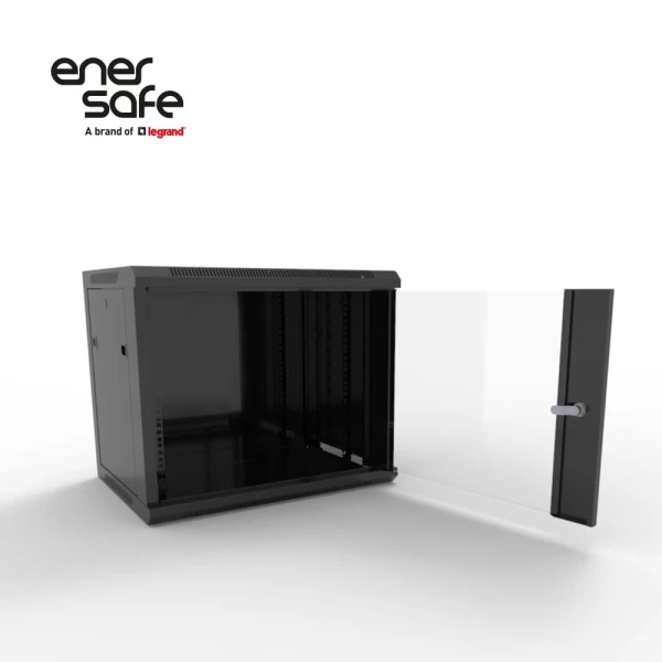 GABM6U60X45 Enersafe Rack / Gabinete Mural 6U y 9U 60x45 y 60x60 2 Ventiladores/1 Bandeja by Legrand
