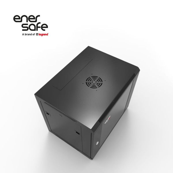 GABM6U60X45 Enersafe Rack / Gabinete Mural 6U y 9U 60x45 y 60x60 2 Ventiladores/1 Bandeja by Legrand